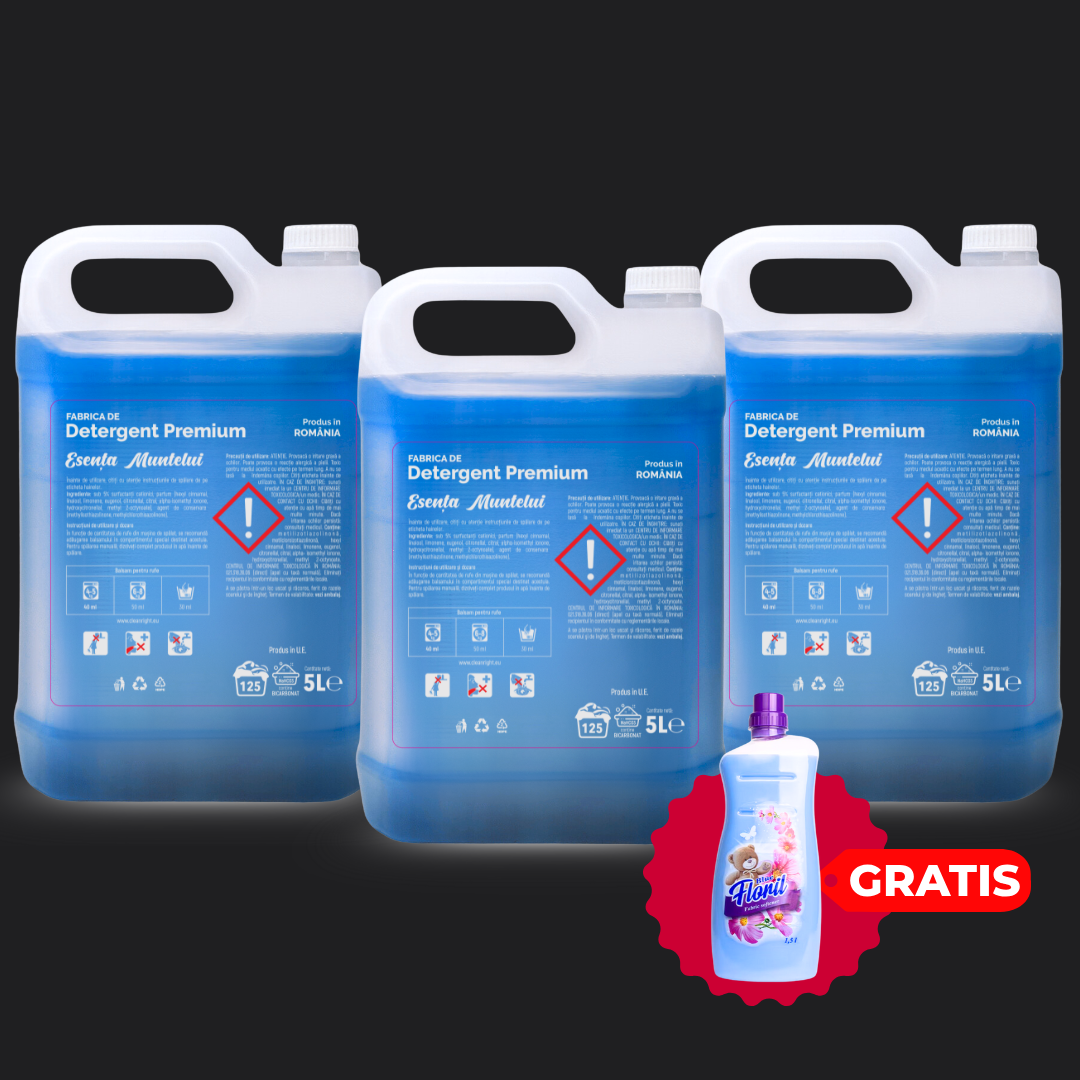 Pachetul cu 3x Detergent Esenta Muntelui