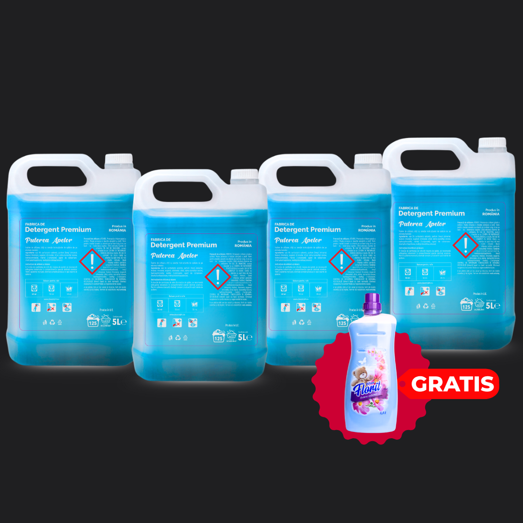 Pachetul cu 4x Detergent Puterea Apelor