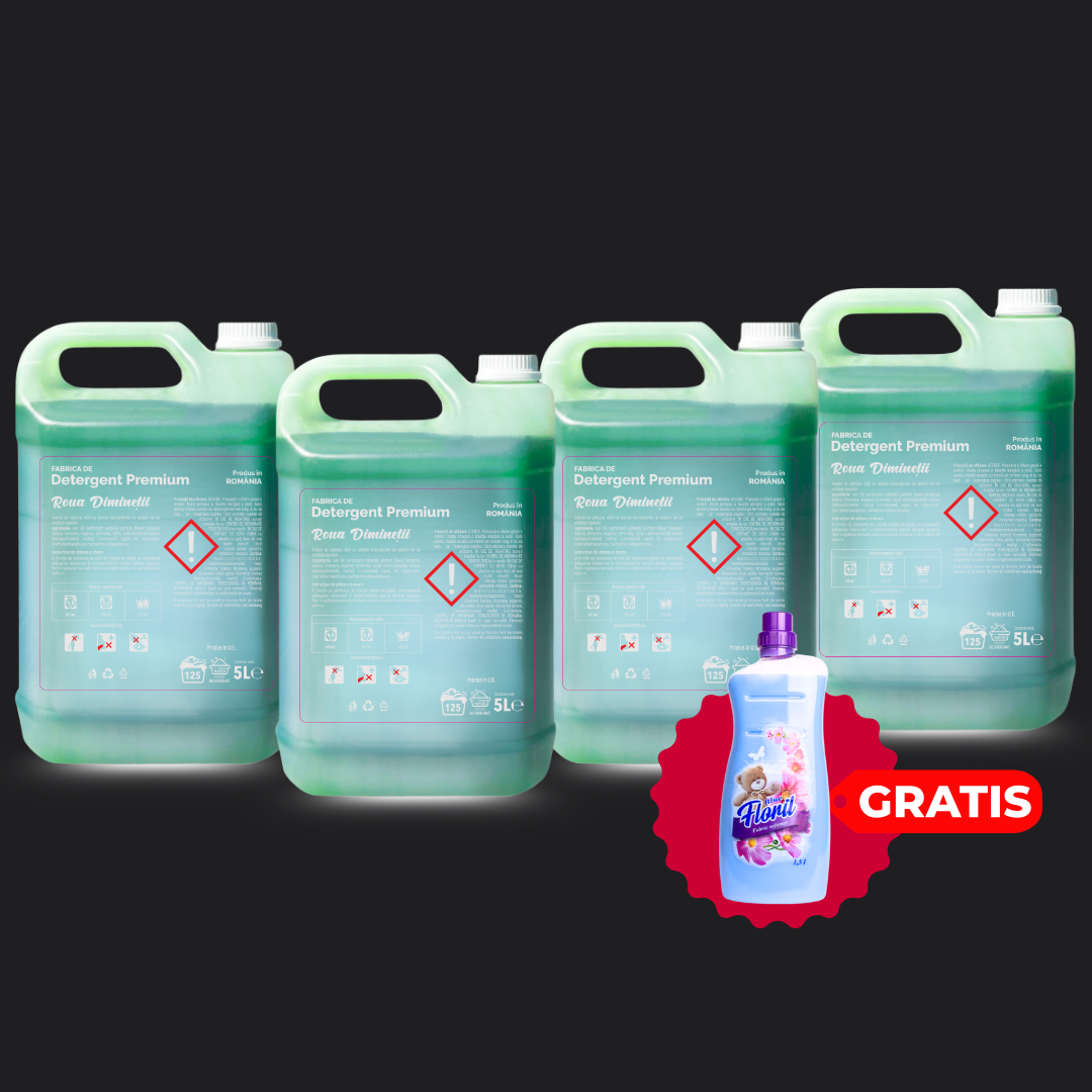 Pachetul cu 4x Detergent Roua Diminetii