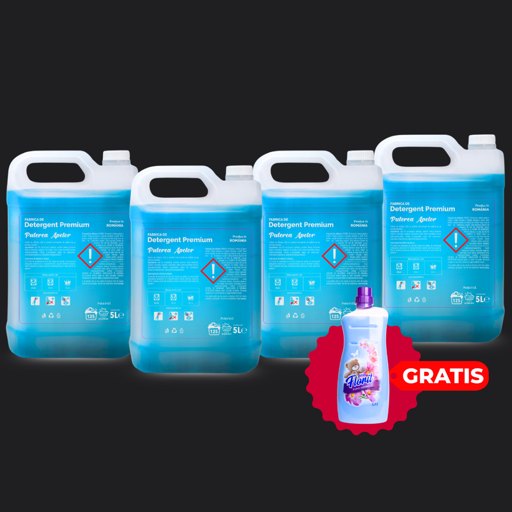Pachetul cu 4x Detergent Puterea Apelor